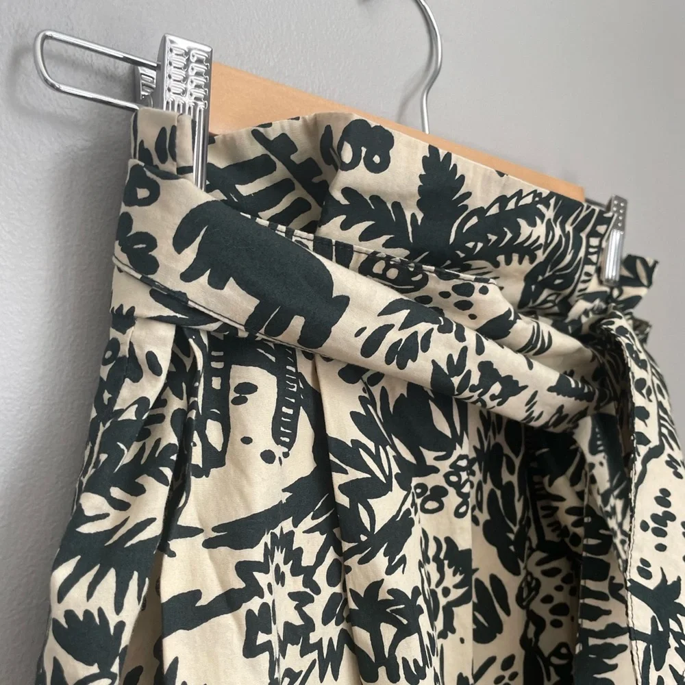 ❤️SOLD Corey Lynn Carter Anthropologie Tropical Vacation Painterly Cotton Skirt - Picture 9 of 15